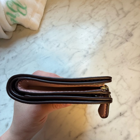 Coach Patent Leather Blush Pink Embossed Wallet NWT - Picture 5 of 10